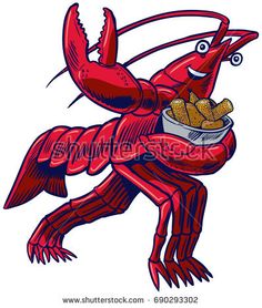 236x278 Boiled Red Crayfish Crawfish Icon Illustrations, Graphics And Fonts