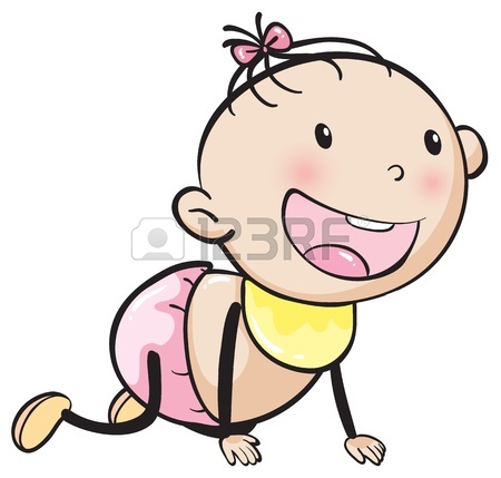 Crawling Baby Clipart