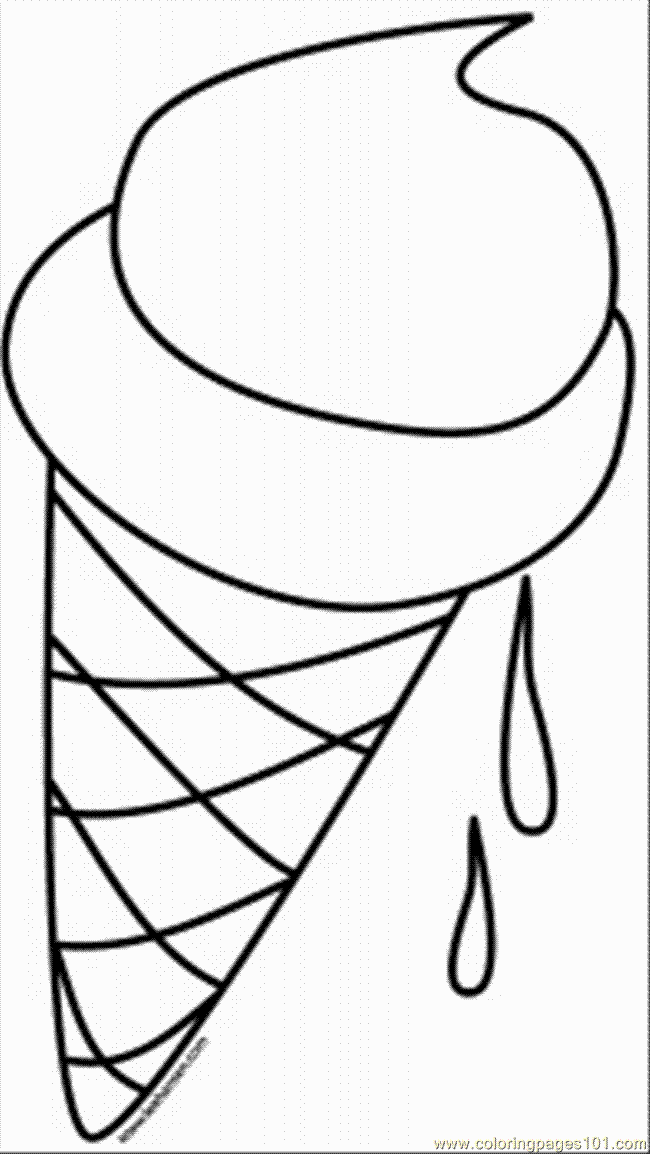 650x1154 Glass Coloring Pages Crayola Photo Unbelievable Ice Cream Outline