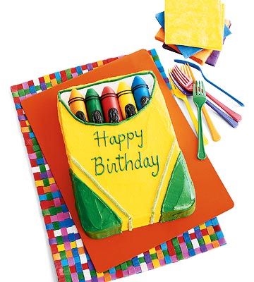 360x400 Best Crayon Cake Ideas Art Birthday Cake