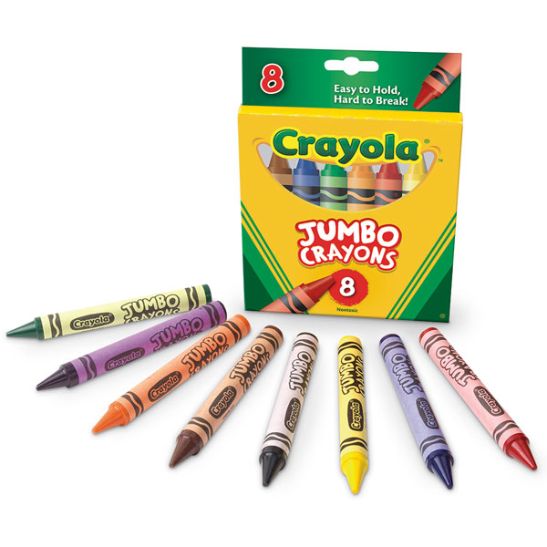 600x600 Jumbo Crayons
