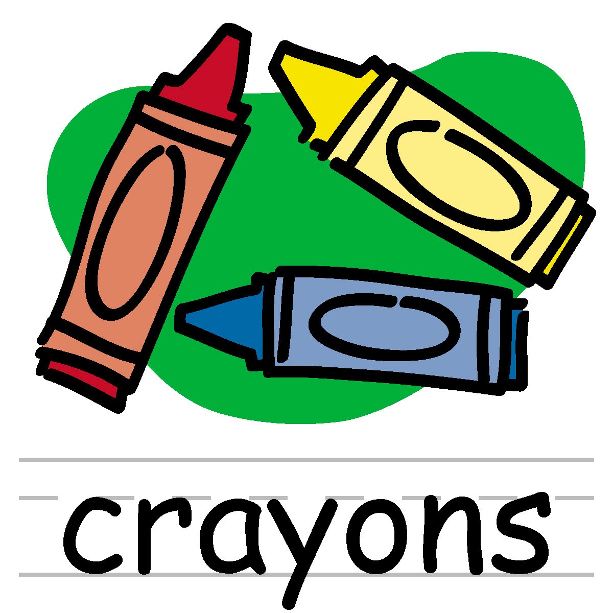 1200x1200 Crayola Crayon Clipart