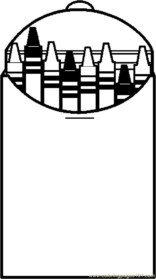 504x900 Crayon Clipart Printable