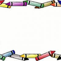 200x200 Crayon Clipart Border