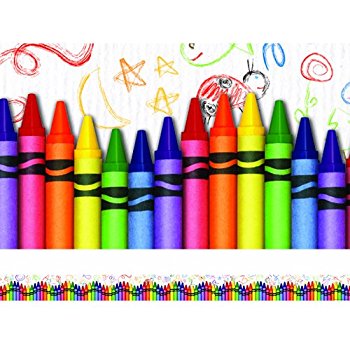350x350 Edupress Crayons Straight Border Trim (Ep63269