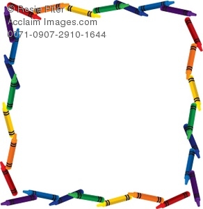 292x300 Crayon Border Clipart Amp Stock Photography Acclaim Images