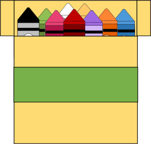 300x286 Box Of Crayons Clip Art