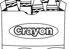 296x210 Crayon Coloring Pages