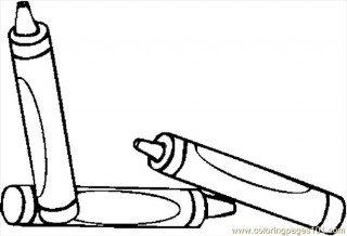 320x218 Free Printable Crayon Clipart