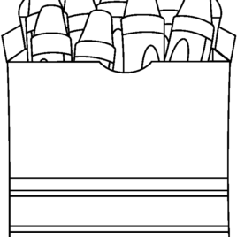 268x268 Coloring Page Crayon Box Kids Drawing And Coloring Pages