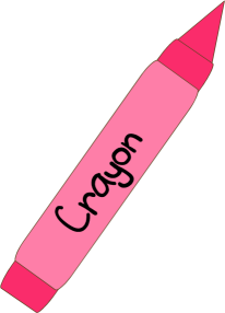 206x286 Pink Crayon Clip Art Image Clipart Cliparts For You