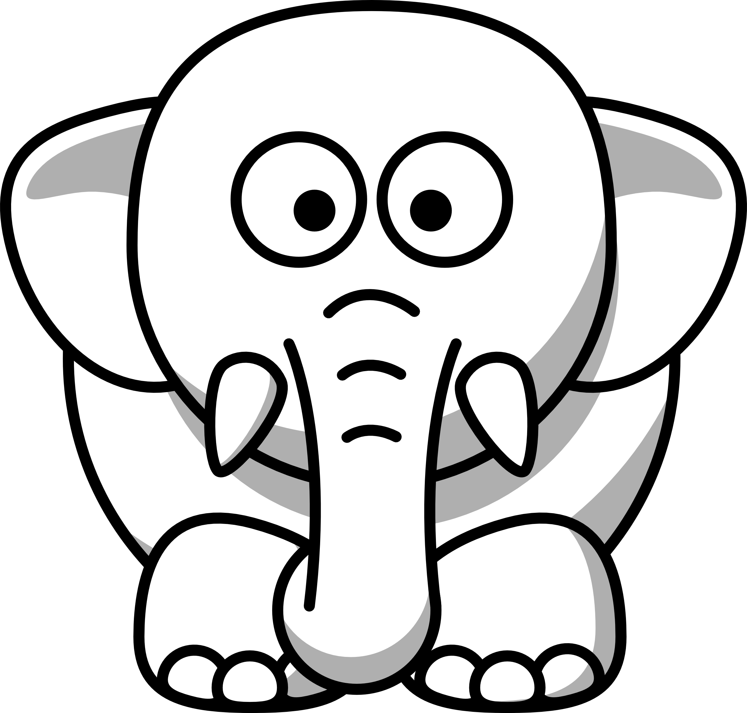 2555x2440 Cartoon Images In Black And White