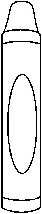 146x733 Crayon Black And White Clipart