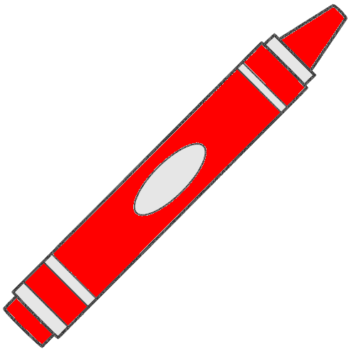 500x500 Red Crayon Clipart