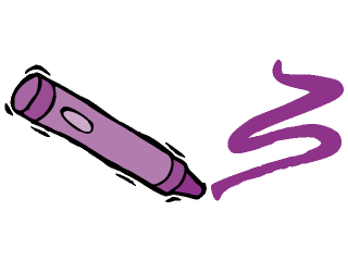 320x240 Violet Clipart Crayon