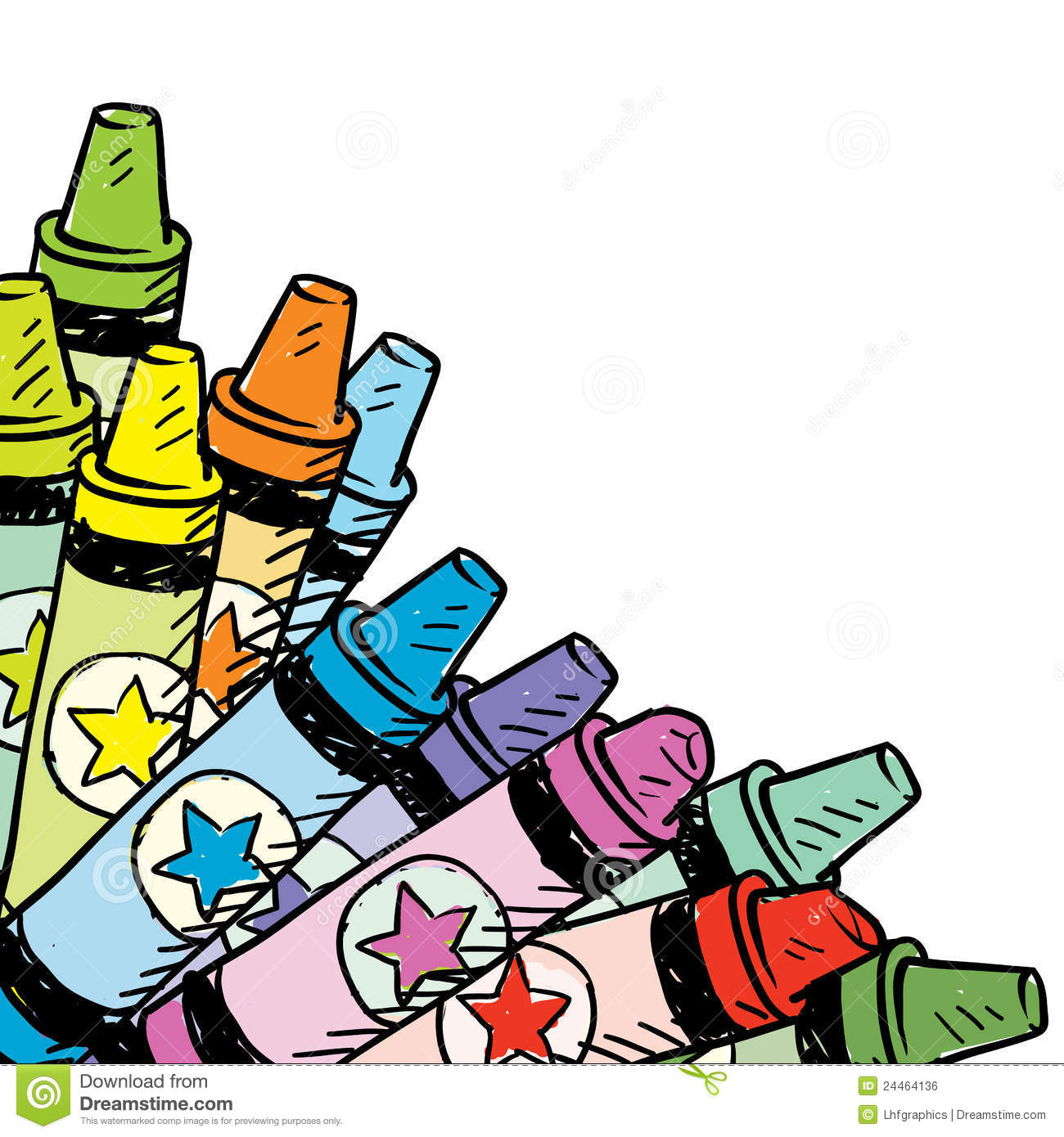 1300x1390 Crayon Border Clipart