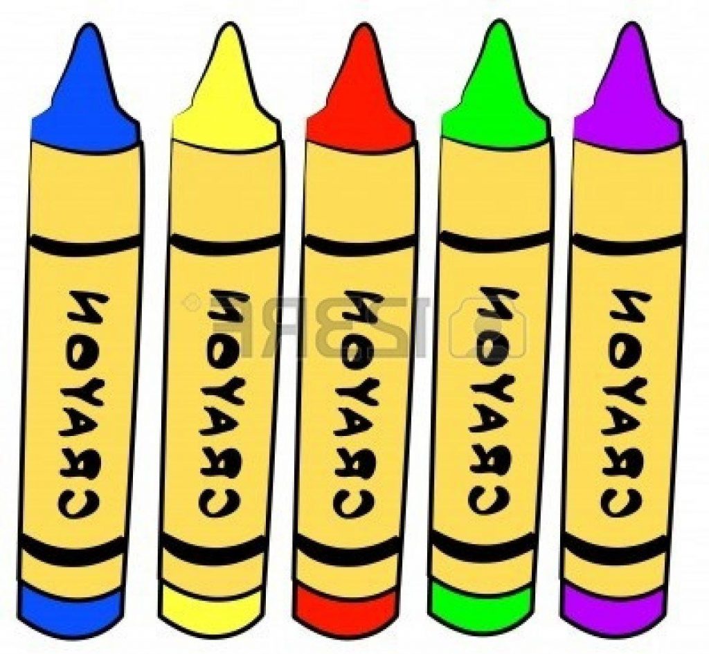 1024x945 Best Hd Orange Crayon Clipart Five Different Color Crayons