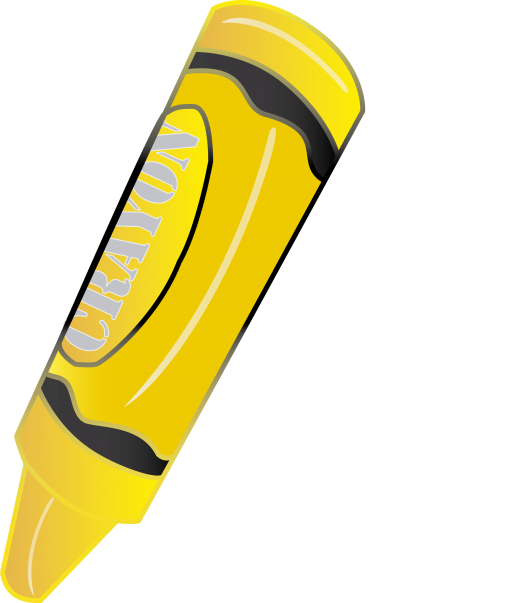 512x603 Yellow Crayon Clipart Clipart Kid 2