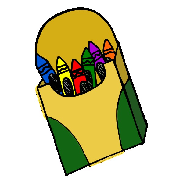600x600 Crayon Clipart Free Clipart Images