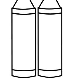 268x268 Large Crayon Coloring Page Kids Drawing And Coloring Pages