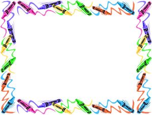 300x228 Crayon Border Clipart
