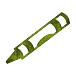 256x256 Dark Green Crayon Clipart, Explore Pictures