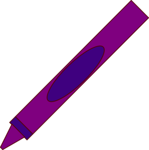 297x298 Violet Crayon Clipart