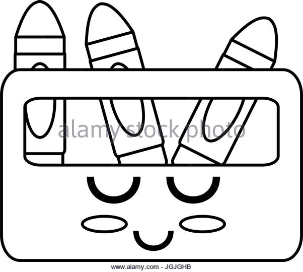 602x540 Crayons Black And White Stock Photos Amp Images