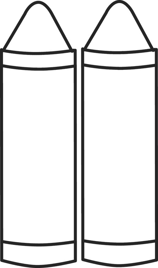 517x875 Crayons Clipart Black And White Clipart Panda