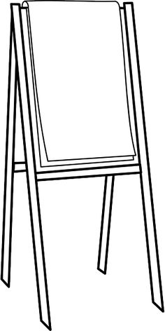 236x472 School Supplies Clipart Black And White