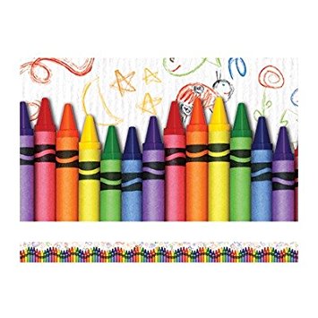 355x355 Edupress Crayons Straight Border Trim (Ep63269