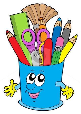 319x450 Cute Crayons Clipart