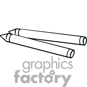300x300 Crayon Black And White Clipart