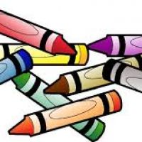 200x200 Clipart Crayons