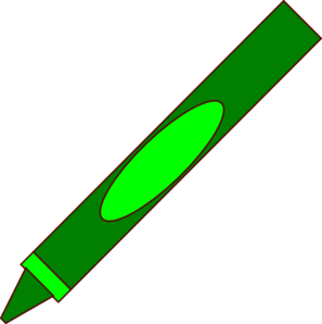 297x298 Green Crayon Clipart