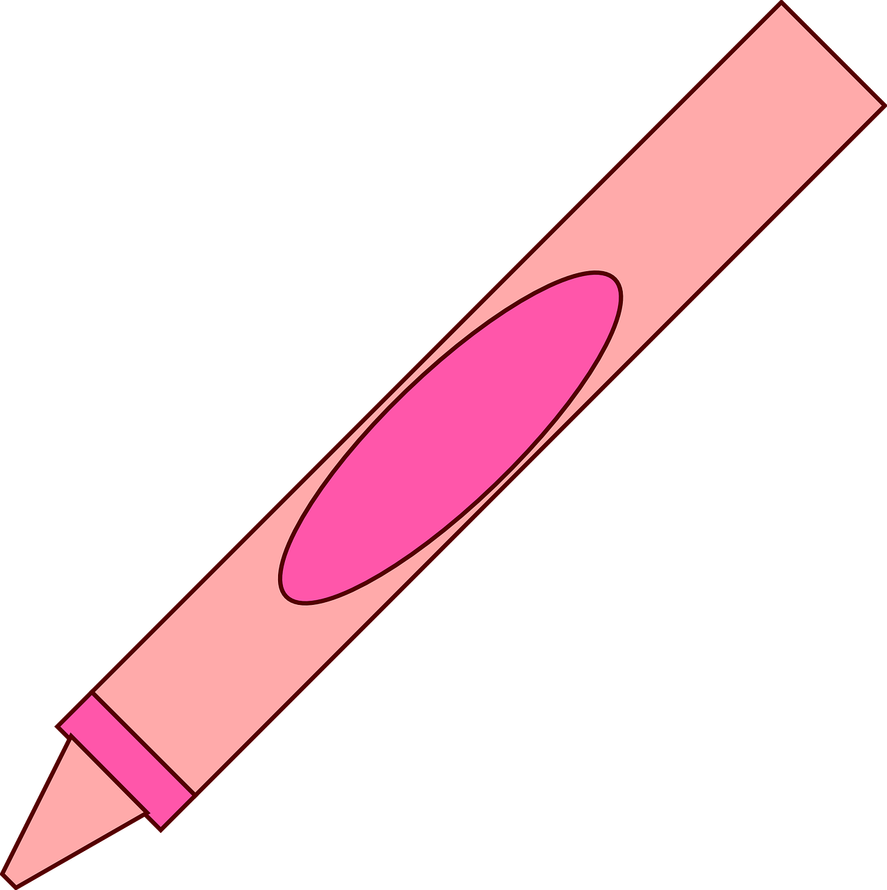 1276x1280 Pink Crayon Clipart, Explore Pictures