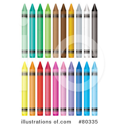 400x420 Crayons Clip Art