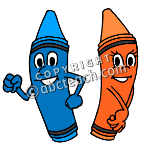 300x300 Blue Crayon Clip Art Clipart Panda