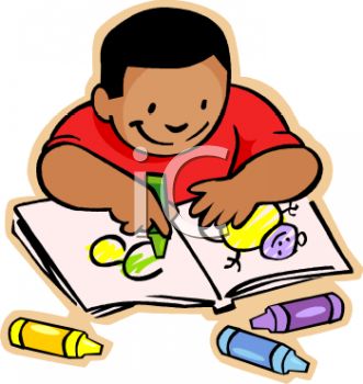331x350 Colors Clipart Boy Coloring