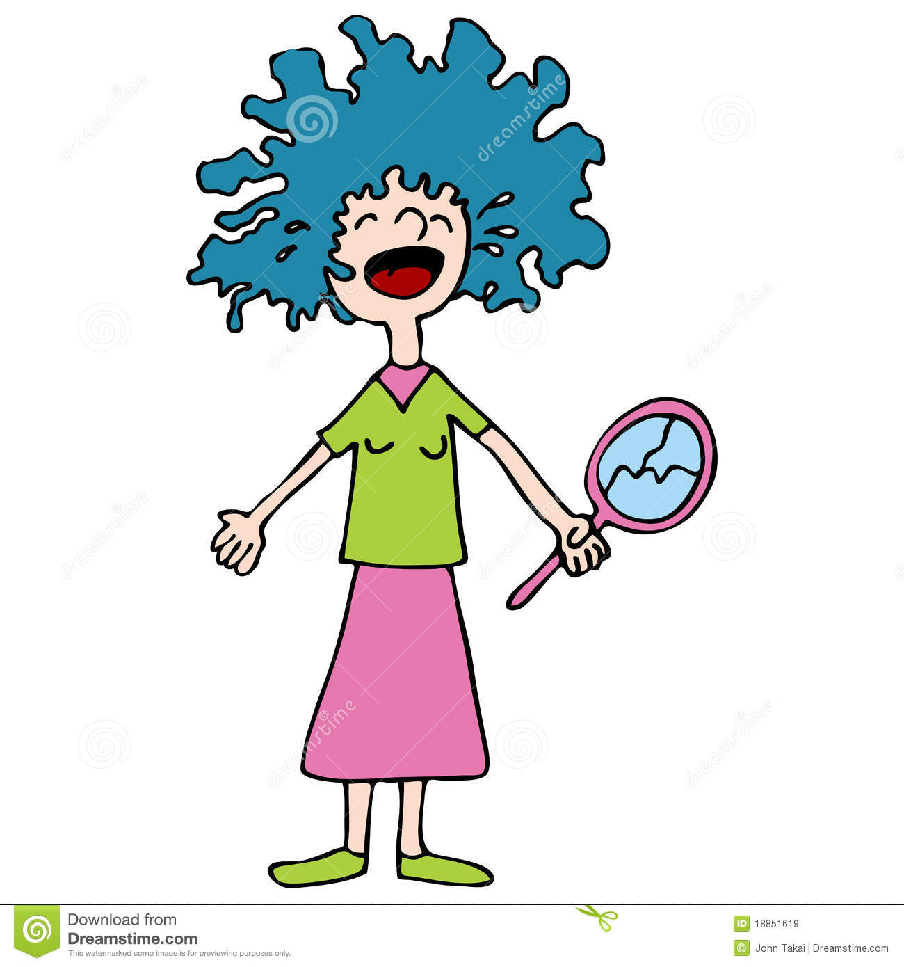 1300x1390 Crazy Hair Day Clipart