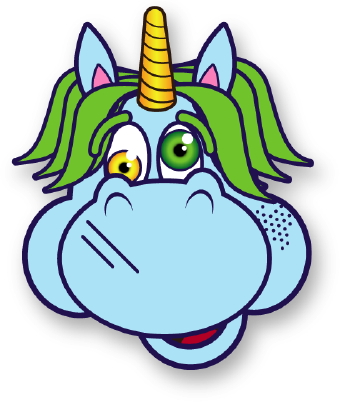 340x402 Crazy Unicorn Clip Art