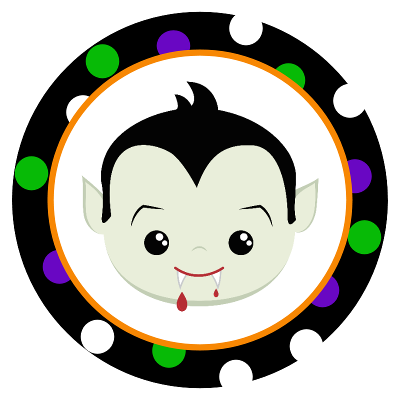 800x800 Free Printable Halloween Stickers Halloween Vampire, Clip Art