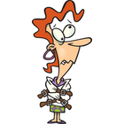 140x140 Clip Art Image Gallery Similar Image Cartoon Crazy Woman