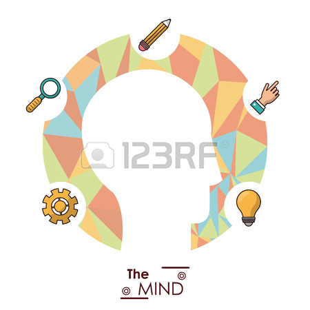 450x450 The Mind Head Silhouette Idea Creativity Work Mentallity Abstract