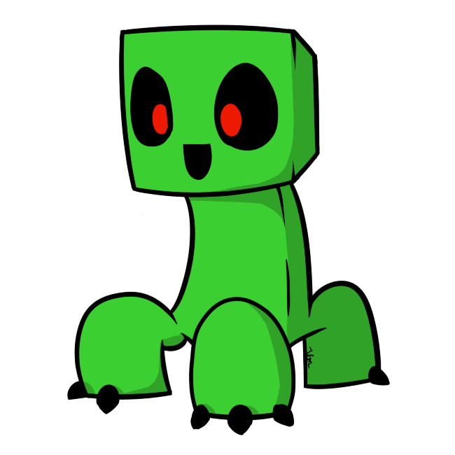 650x650 Cute Creeper Cliparts 199892