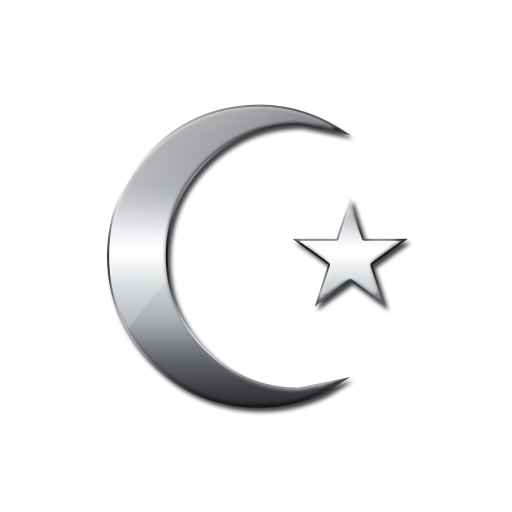 512x512 Crescent Moon And Star Icon