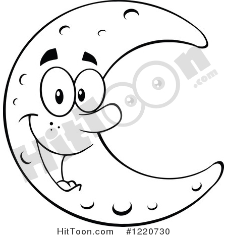 450x470 Moon Clipart