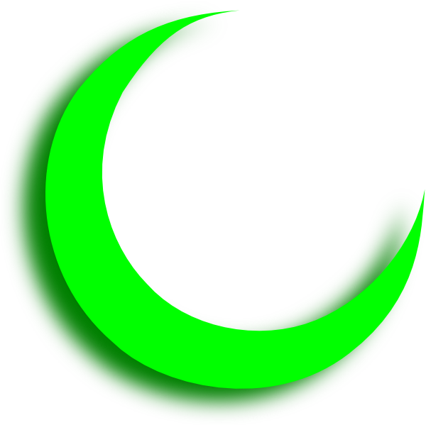 600x599 Yellow Crescent Moon Clipart