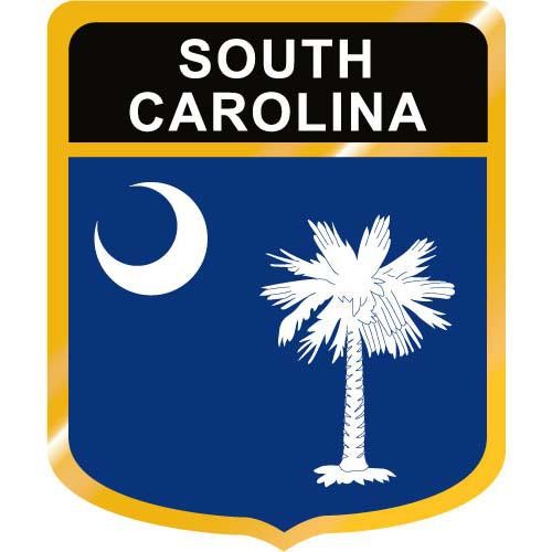 500x500 South Carolina Flag Crest Clip Art