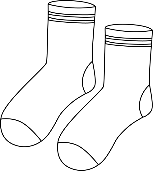 492x550 Sock Clip Art